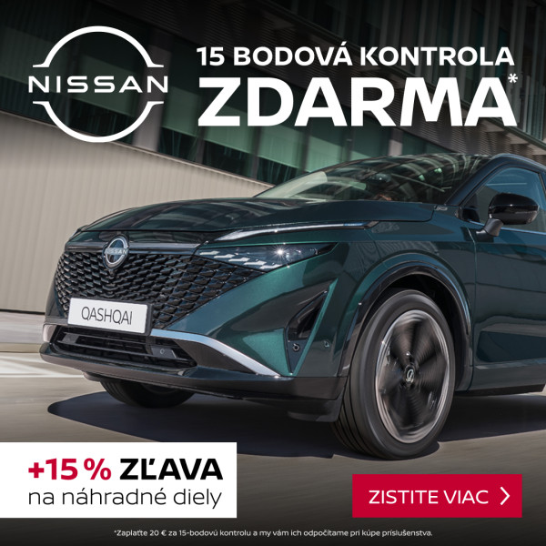 15 BODOVÁ KONTROLA NISSAN ZDARMA